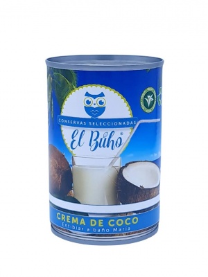 CREMA DE COCO 400 GRS BUHO