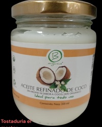 ACEITE DE COCO REFINADO 200 ML BE ORGANIC