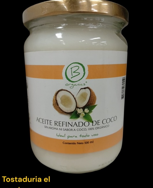 ACEITE DE COCO REFINADO 500 ML BE ORGANIC ACEITE DE COCO REFINADO 500 ML BE ORGANIC