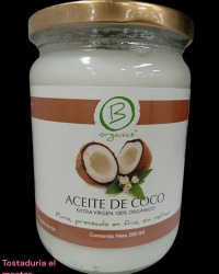 ACEITE DE COCO ORGANICO 500 ML BE ORGANIC