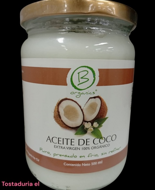 ACEITE DE COCO ORGANICO 500 ML BE ORGANIC