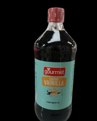 ESENCIA DE VAINILLA VIDRIO 1 LITRO GOURMET